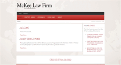 Desktop Screenshot of mckeelawllc.com