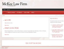Tablet Screenshot of mckeelawllc.com